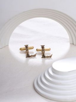 Cosa Nostraa - Solid Gold Lavish L Cufflinks