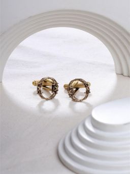 Cosa Nostraa - Solid Gold Optimistic O Cufflinks