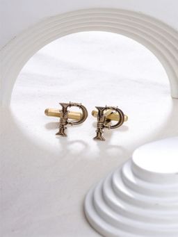 Cosa Nostraa - Solid Gold Precious P Cufflinks