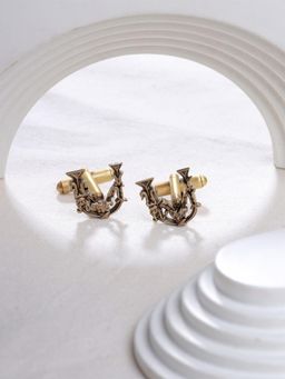 Cosa Nostraa - Solid Gold Unique U Cufflinks
