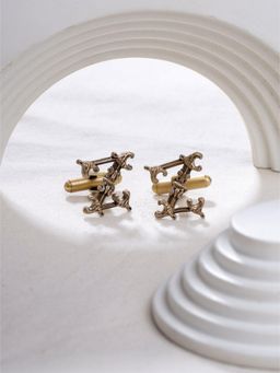 Cosa Nostraa - Solid Gold Zesty Z Cufflinks