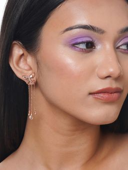 Joker and Witch - Joker & Witch Claudina White & Rose Gold Earring