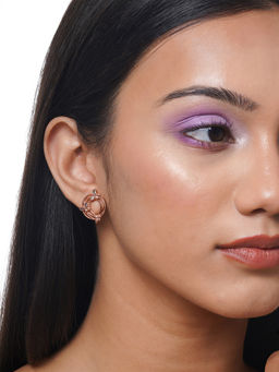 Joker and Witch - Joker & Witch Greta White & Rose Gold Earring