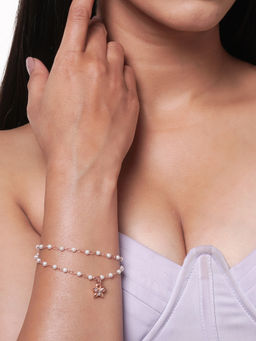 Joker and Witch - Joker & Witch Clotilde White & Rose Gold Bracelet