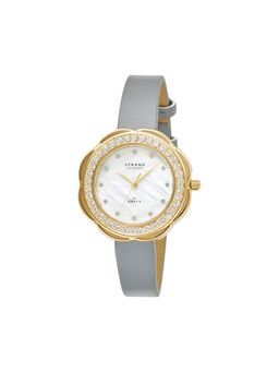 Strand by Obaku - Cosmos Mop Dial With Flower Design Crystal Top-Ring Womens Watch - S735LXGWVJ