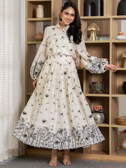 HOUSE OF JAMOTI - Eden Sketch Shirt and Skirt Co ord (Set of 2)