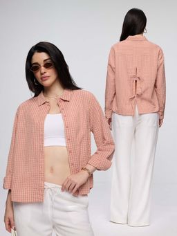 The Souled Store - Plaid Cupid Women Shirt