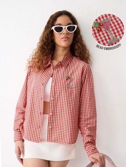 The Souled Store - Plaid Martini Women Shirt