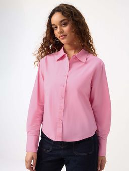 The Souled Store - Classic Solids Rose Women Shirt