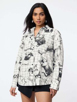 The Souled Store - Pets On Prints The Street Women Boyfriend Shirt