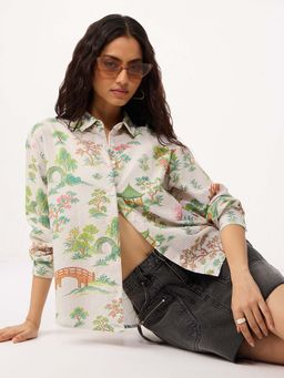 The Souled Store - Tss Originals Kaleidoscope Women Boyfriend Shirt