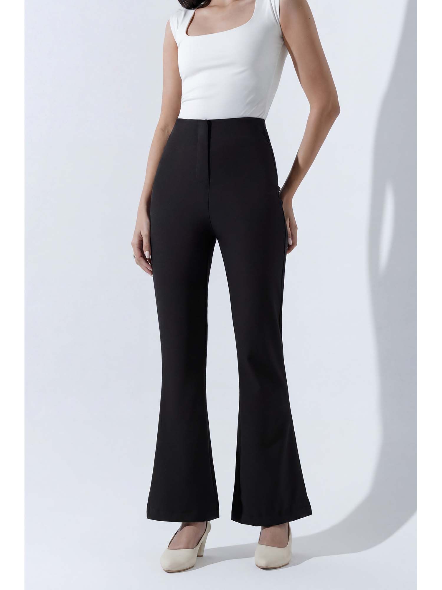 Bootcut Black Trouser-image-47