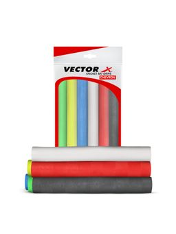 Vector X - Rubber Cricket Bat Grip (Set of 6)
