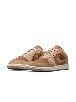 Nike - Air Jordan 1 Low Womens Brown Sneakers