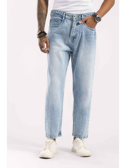 GRITSTONES - Men Blue Solid/Plain Denim Jeans