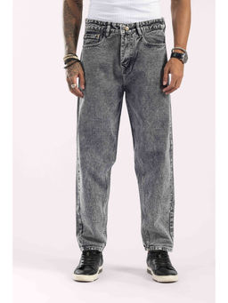 GRITSTONES - Men Grey Solid/Plain Denim Jeans