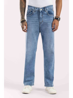 GRITSTONES - Men Blue Solid/Plain Denim Jeans