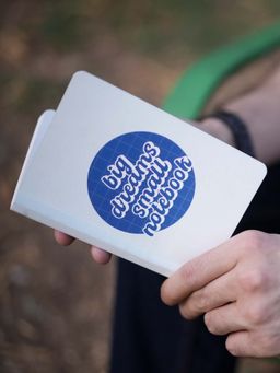 Fangled - Big Dreams Small Notebook Softcover 128 Pages Blue Inspirational Notebook