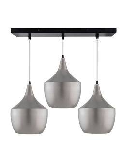 Homesake - Linear Chandelier Pear Pendant Silver
