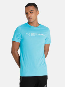 Puma - Vk Graphic Tee I Men Blue T-shirt