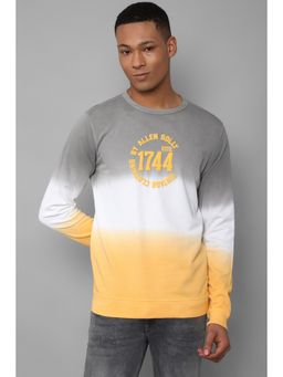 Allen Solly - Men Multi Crew Neck Full Sleeves Casual Sweatshirt