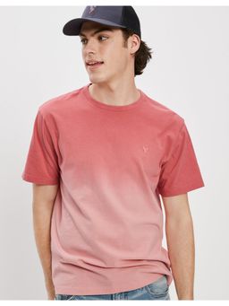 American Eagle - Men Red Super Soft Ombre T-Shirt