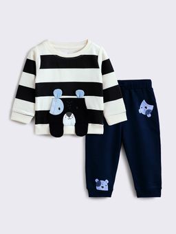 Hopscotch - 2-Piece Pure Cotton Striped Co-Ord Set