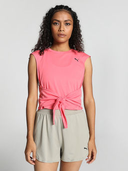 Puma - Studio Skimmer Women's Pink T-Shirt