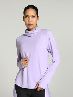 Puma - Run Brushed Cloud Spun Women's Lavender T-Shirt