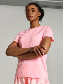 Puma - Run Favourite Heather Womens Pink T-Shirt
