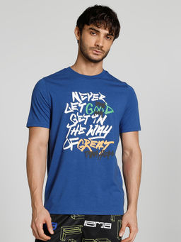 Puma - Greatness Mens Blue T-Shirt