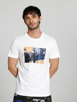 Puma - Take The Court Mens White T-Shirt