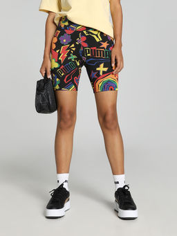 Puma - Downtown Tights 7 Womens Black Short Tights