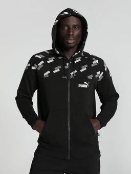 Puma - Power Fz Mens Black Hooded Jacket