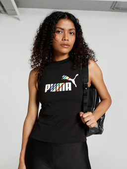 Puma - Essentials Love Is Love Tank Women's Black Tank