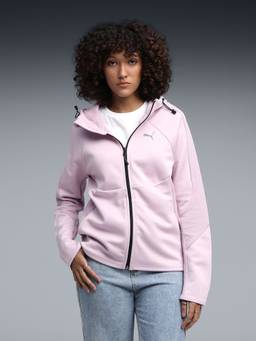 Puma - Evo Hooded Neck Womn'S Full Zip Hoodie-Lavender