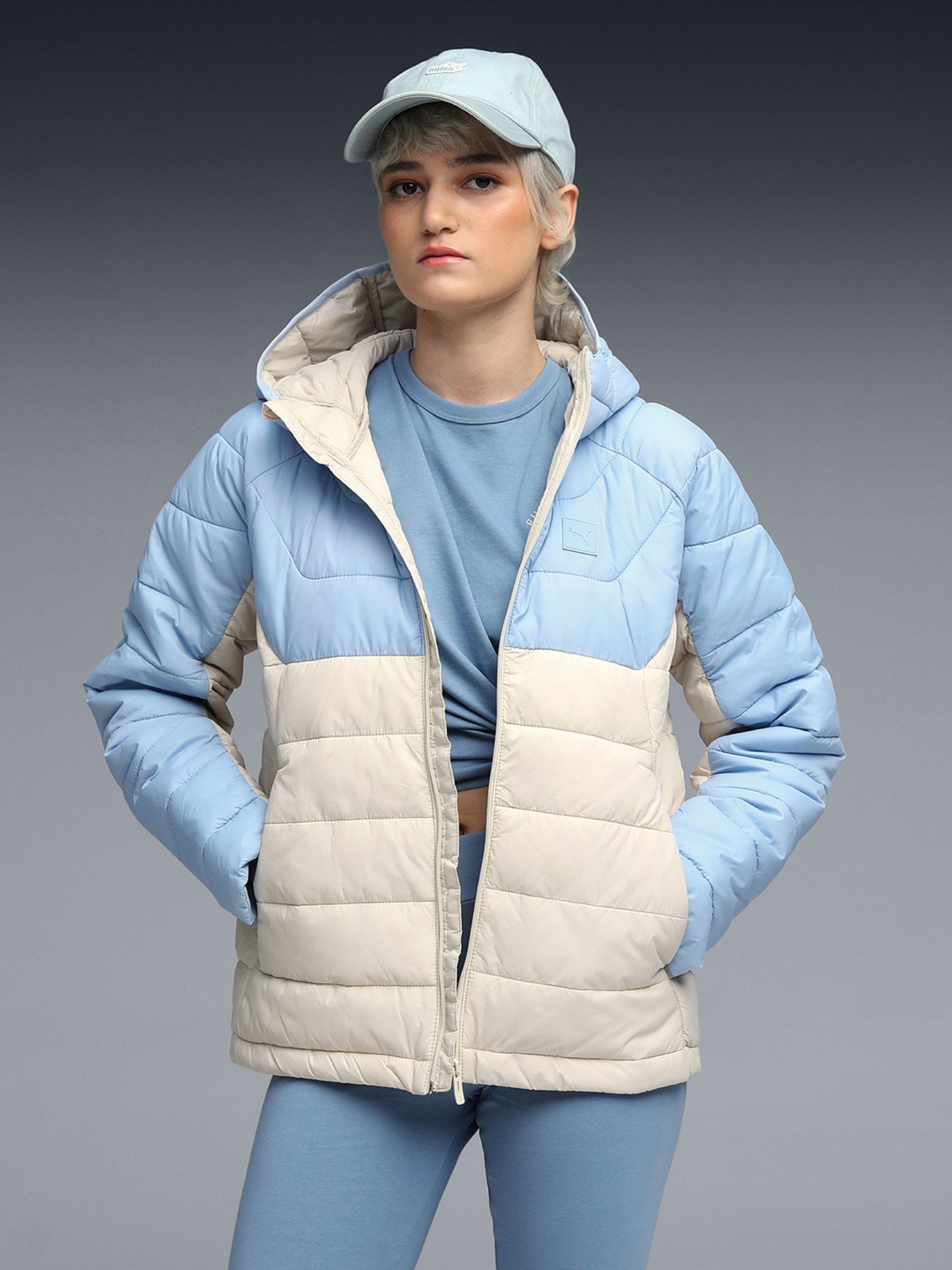 puma Essentials Women's Hooded Padded Jacket-picture-25