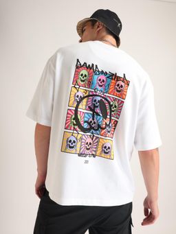Weezy - White Bamboozled Oversized T-Shirt