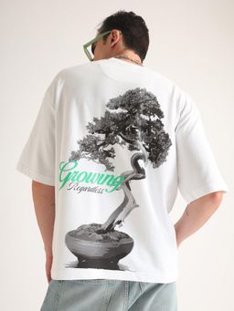 Weezy - White Growing Regardless Oversized T-Shirt