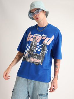 Weezy - Imperial Blue Whip 2 Hard Oversized T-Shirt