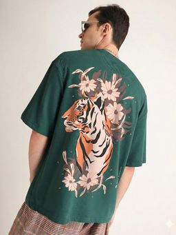Weezy - Premium Emerald Green Pride Devil Oversized T-Shirt