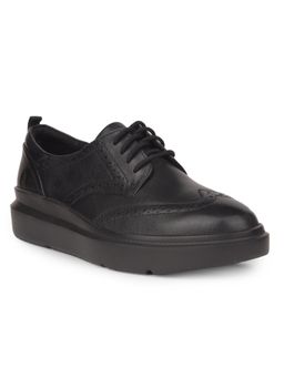 Hush Puppies - Women Black Brogues
