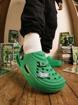 Bacca Bucci - Men Green Justice League Clogs
