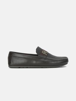Tommy Hilfiger - Men Brown Leather Loafers