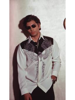 MENOIR - The Halo Black Shirt