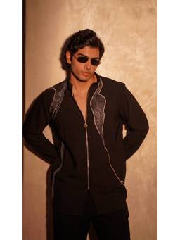 MENOIR - Cipher Black Shirt