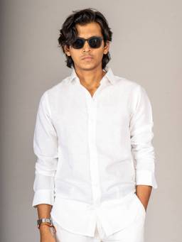 MENOIR - White Linen Shirt