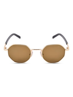 Voyage - Brown Round Sunglasses for Unisex (2206MG3772)