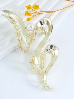 Stol'N - Golden Ribbon Clip Irregular Claw Clip