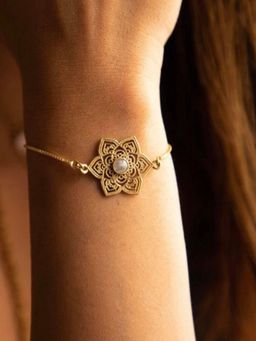 SOUL WORKS - Moonstone Mandala Adjustable Bracelet